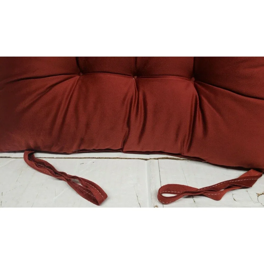 SET OF 2 SAME THICK CHAIR PADS CUSHIONS w/ties,16